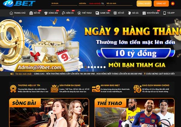 i9bet - Cổng Game Cá Cược Trực Tuyến Uy Tín Hàng Đầu