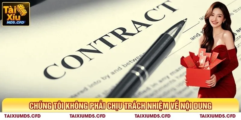 Chúng tôi không phải chịu trách nhiệm về nội dung